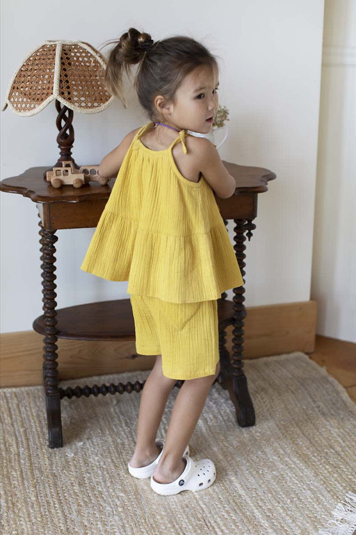 Little Fry Sunshine Shorts - Marigold Organic - Shorts