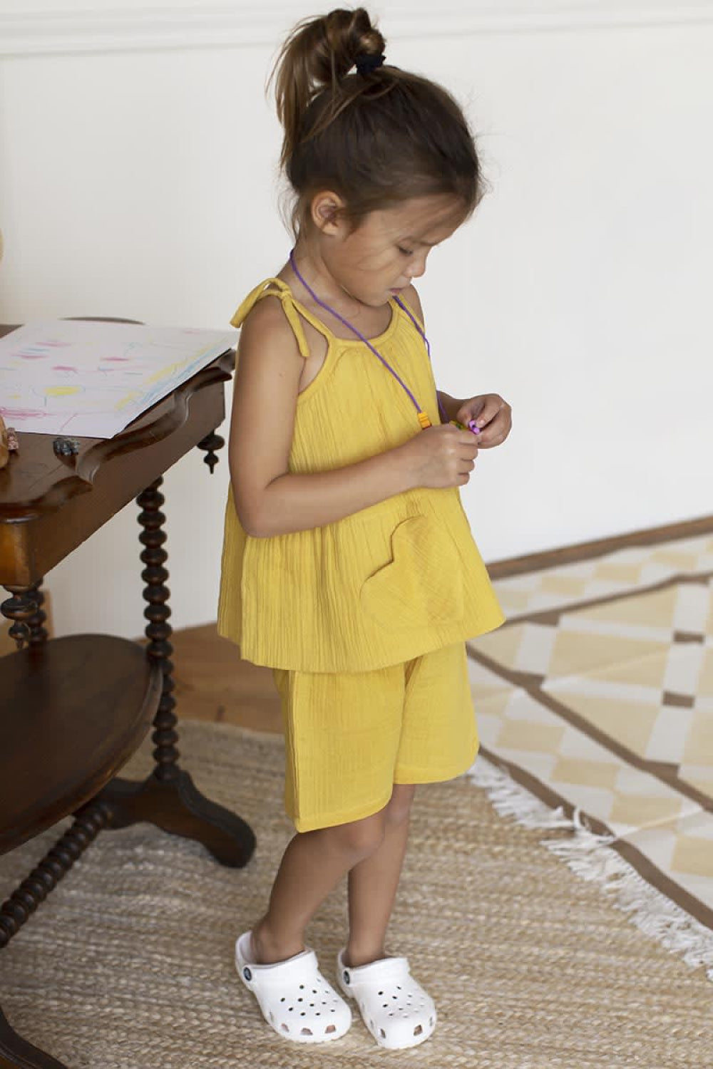 Little Fry Sunshine Shorts - Marigold Organic - Shorts