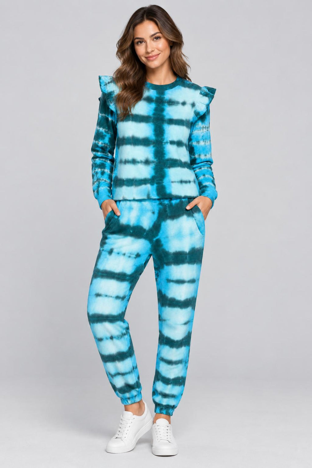 Liv Tie Dye Sweatpants - Blue - Sweatpant