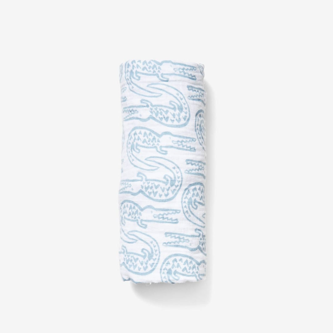 Swaddle - Alligator Bay Blue