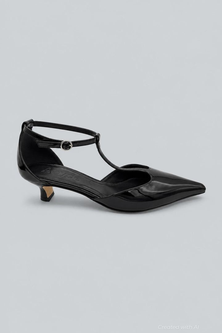 Liz T Strap Pumps - Black - 9 - Sandal