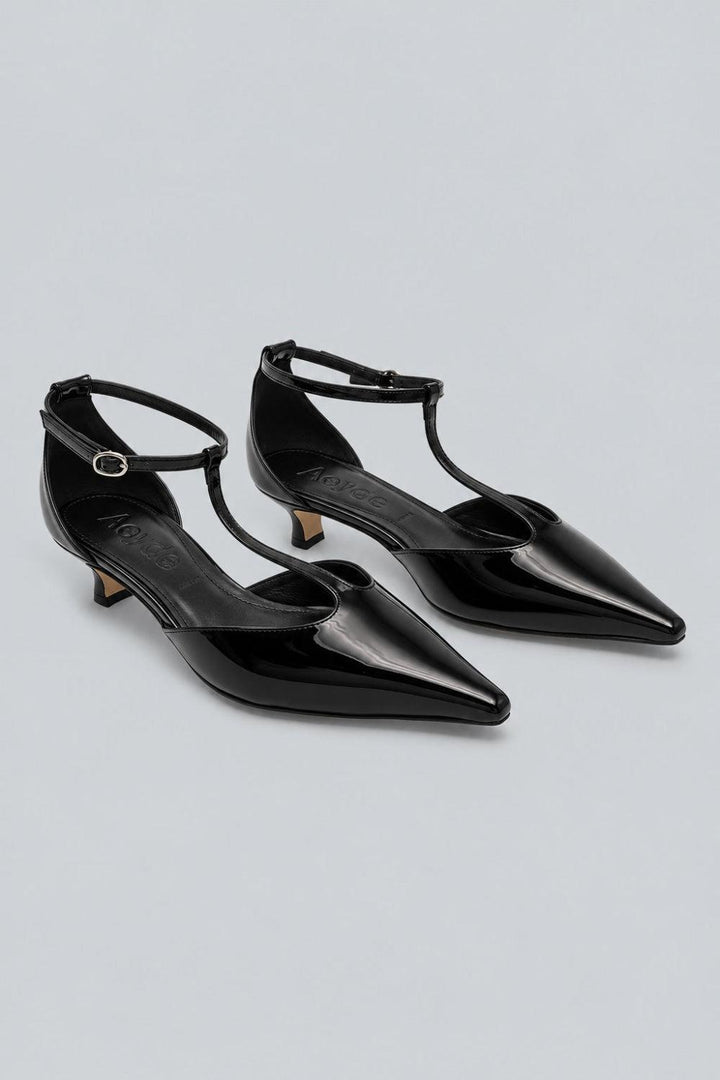 Liz T Strap Pumps - Black - 9 - Sandal