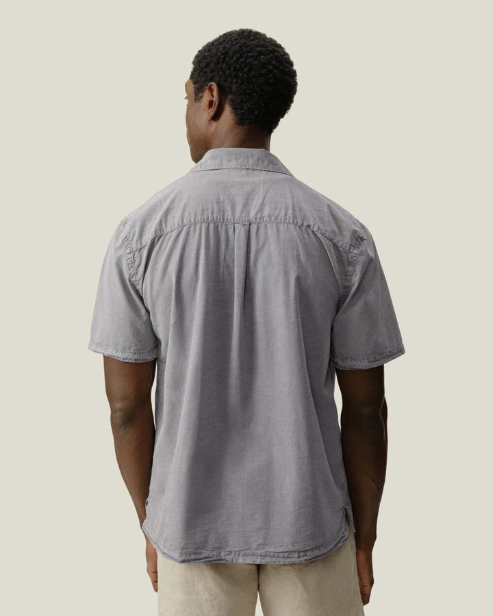 Air Cotton Camp Shirt - Silver