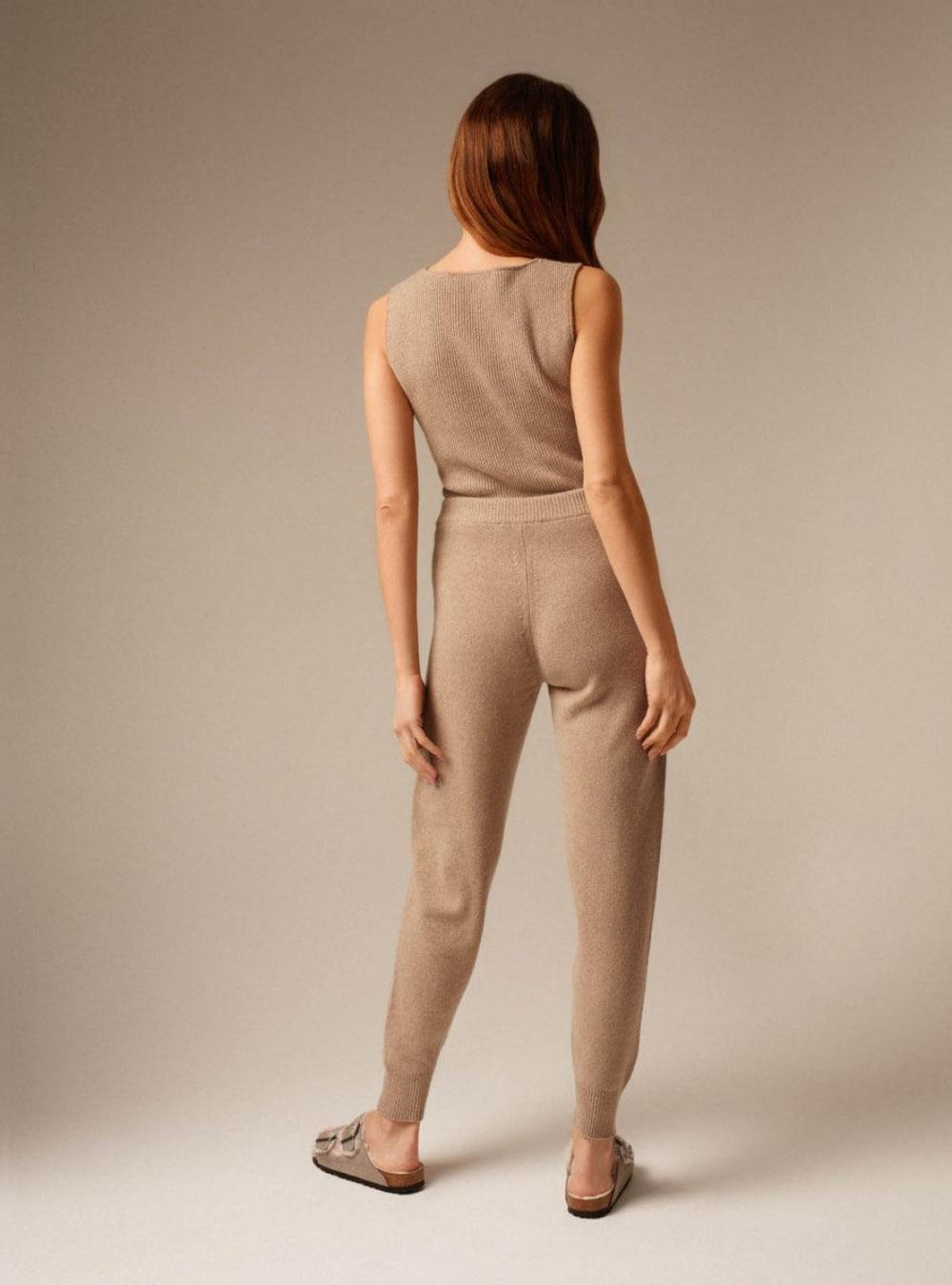 London | Cashmere Joggers - Sand - Joggers