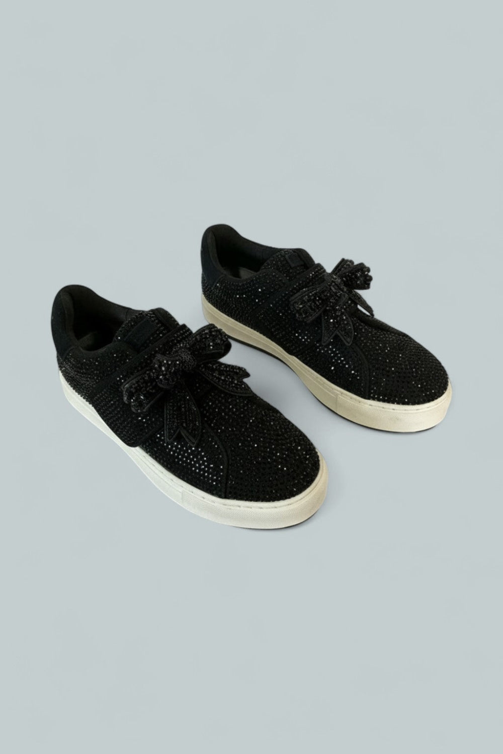 London Laney Bow Low Top Sneakers - Black - EU 41 - Sneaker