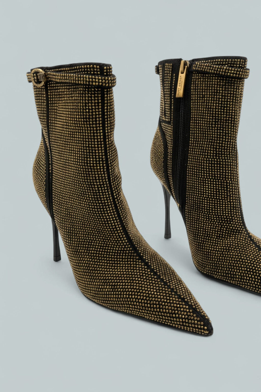 London Mayfair Pointed Ankle Boots - Charcoal - 6.5 - Boot