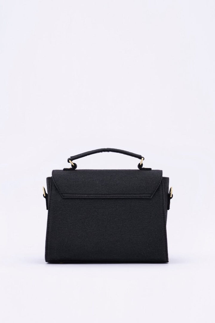 London Sadle Bag Pinatex - Truffle Black Bags 1 People 