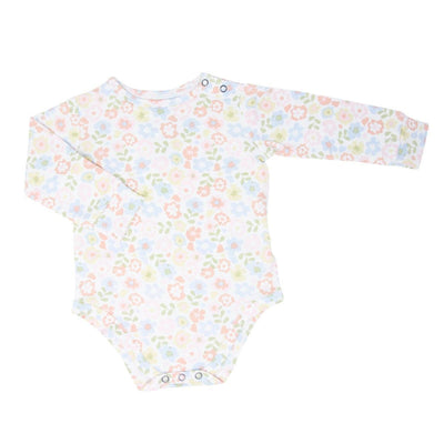 Long Sleeve Bodysuit - Pretty Pansy - Bodysuit