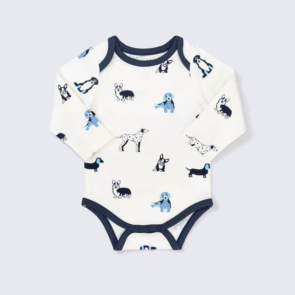 Long Sleeve Jack + Jill Bodysuit - Barking Lot - Bodysuit