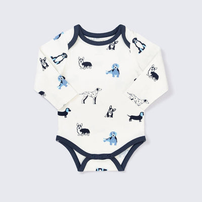 Long Sleeve Jack + Jill Bodysuit - Barking Lot - Bodysuit