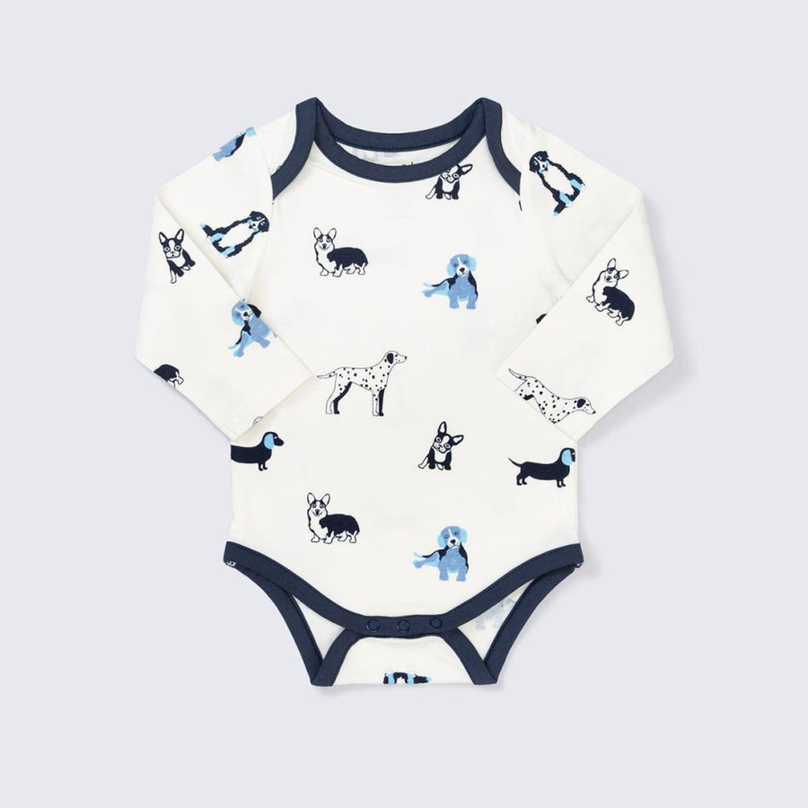 Long Sleeve Jack + Jill Bodysuit - Barking Lot - Bodysuit