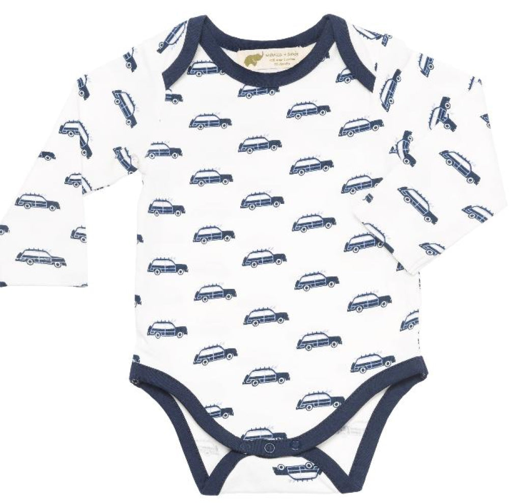 Long Sleeve Jack + Jill Bodysuit - Beach Bound - Bodysuit