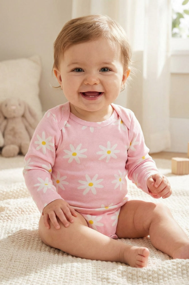 Long Sleeve Jack + Jill Bodysuit - Make My Daisy - Bodysuit