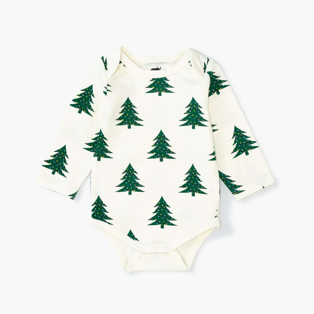 Long Sleeve Jack + Jill Bodysuit - Treelights - Bodysuit