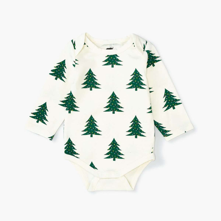 Long Sleeve Jack + Jill Bodysuit - Treelights - Bodysuit