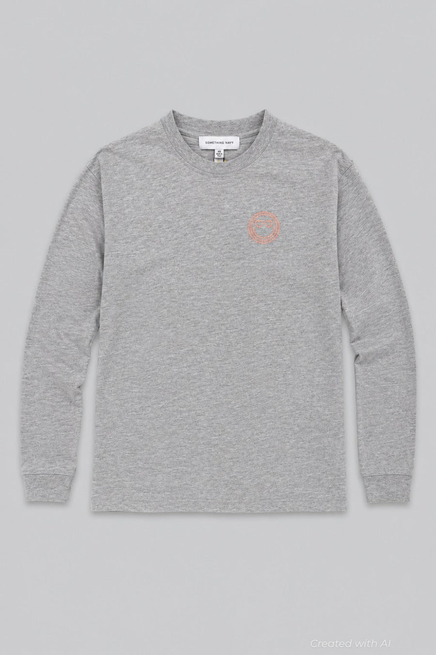 Long Sleeve Logo Tee - Heather Gray - T-shirt