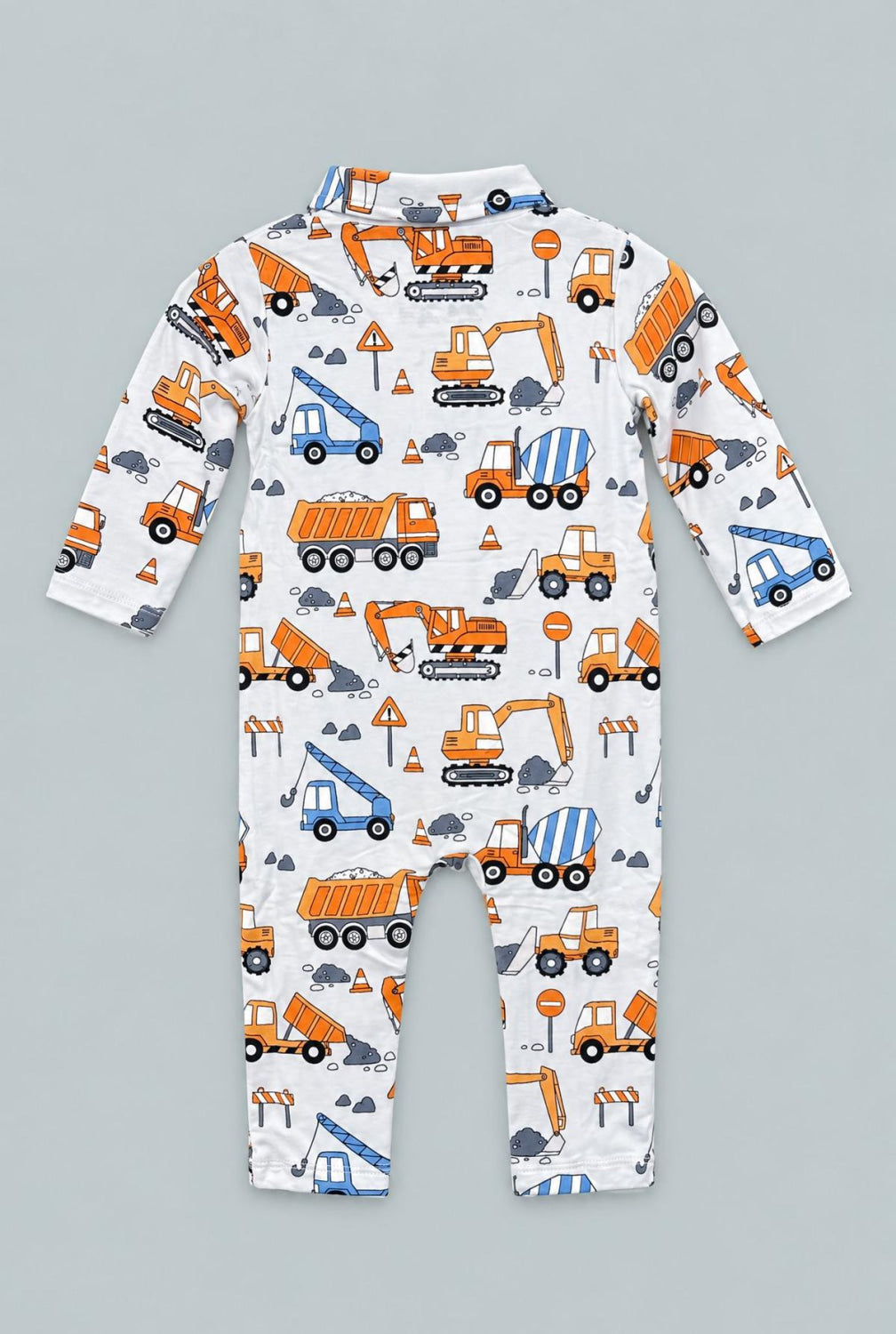 Long Sleeve Polo Romper - Uncle Kev - Romper