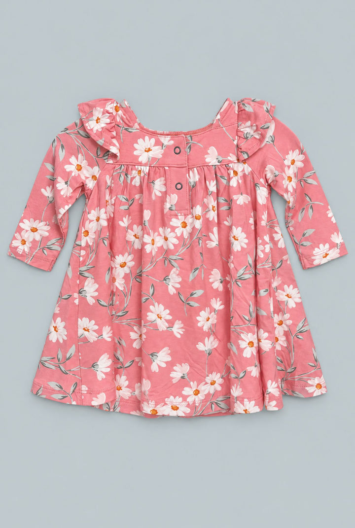 Long Sleeve Ruffle Dress With Bloomer - Daisy - Dresses