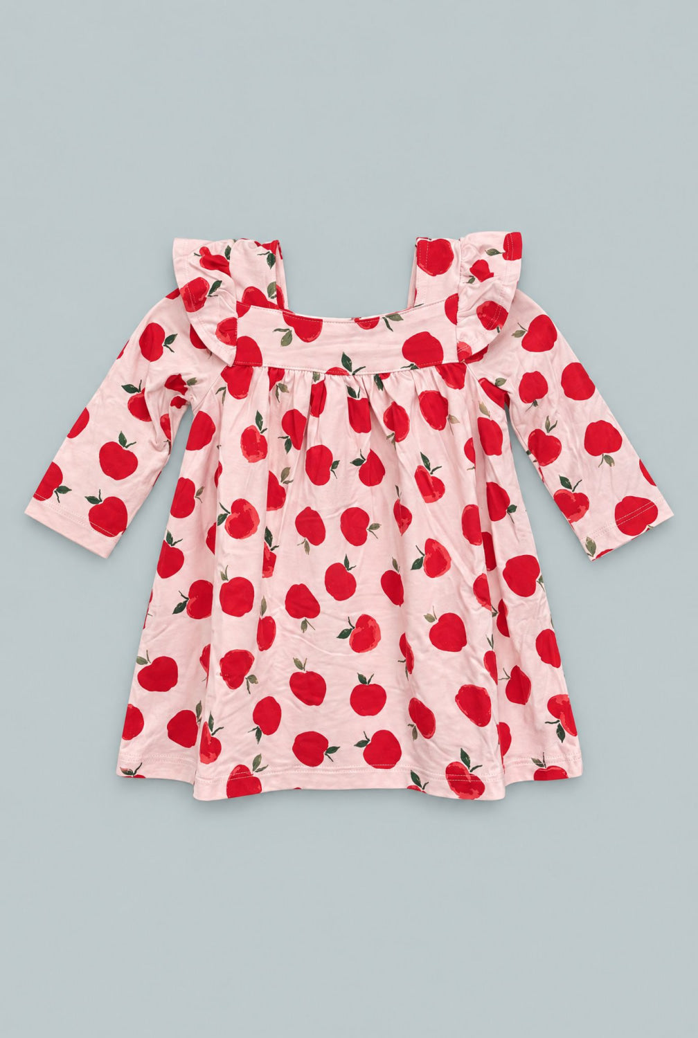 Long Sleeve Ruffle Dress With Bloomer - Snow White - Dresses