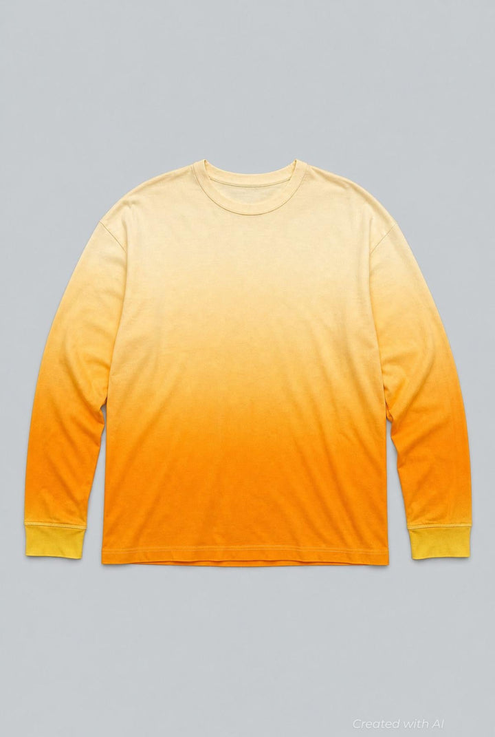 Long Sleeve Sleep Set - Orange Combo - Pajamas