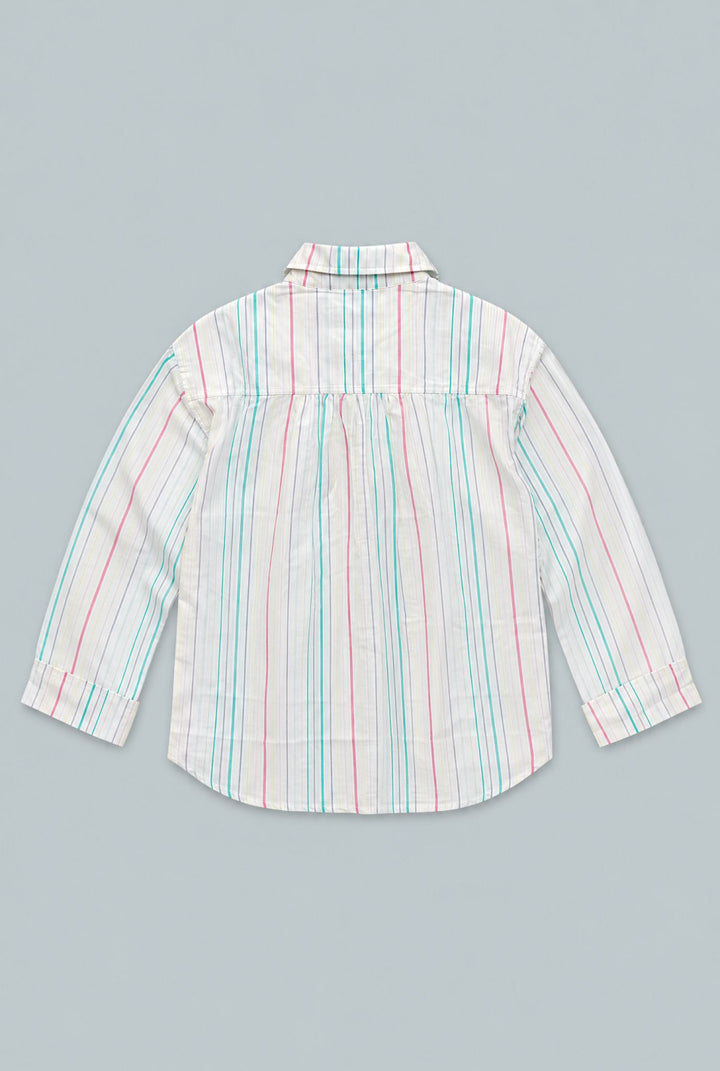 Long Sleeve Woven Pajama Set - Pastel/Multi - Pajamas