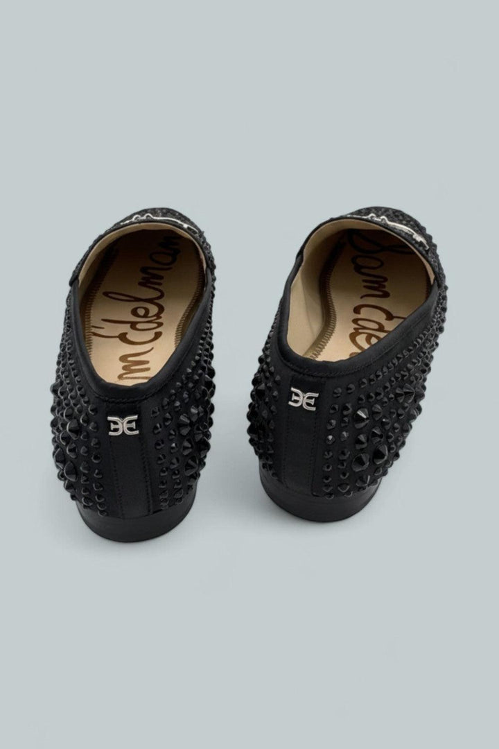 Loraine Bling Loafer Flats - Black - 9.5 - Loafers