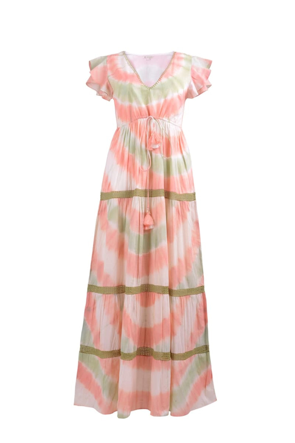 Lorena Maxi Dress - Peach - Dresses