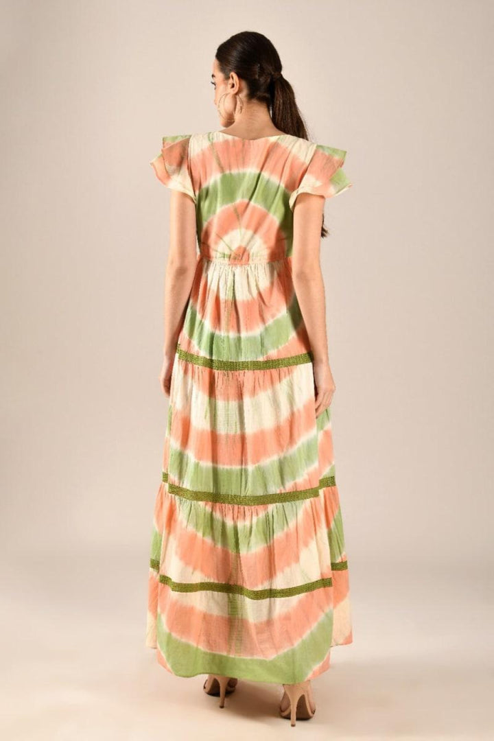 Lorena Maxi Dress - Peach - Dresses