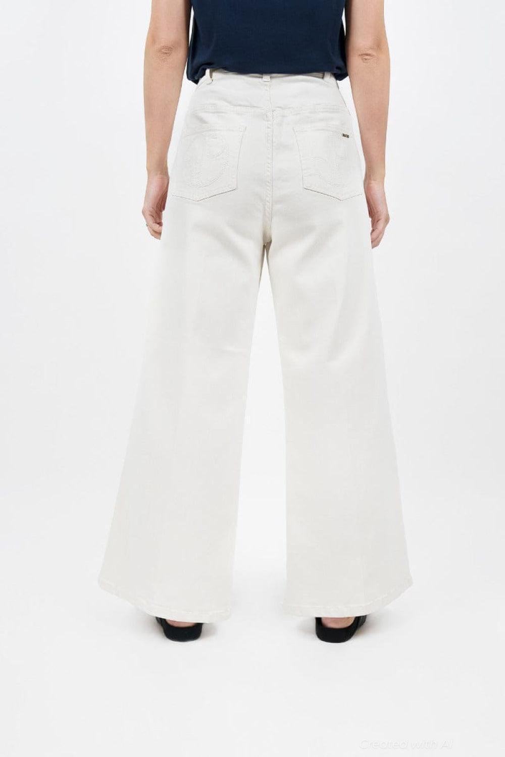 Los Angeles Wide Leg Jeans - Alto - Jeans