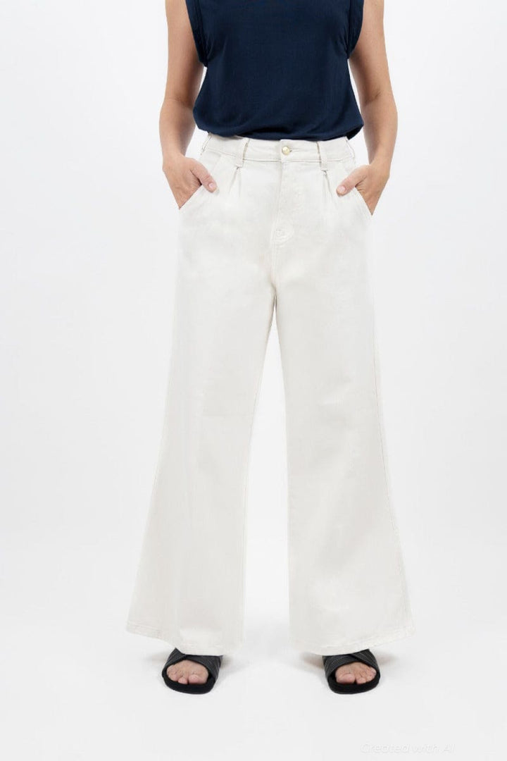 Los Angeles Wide Leg Jeans - Alto - Jeans