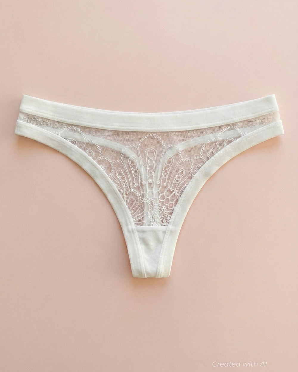 Love Has No Rules Thong - Ivory - FINAL SALE - Underwear