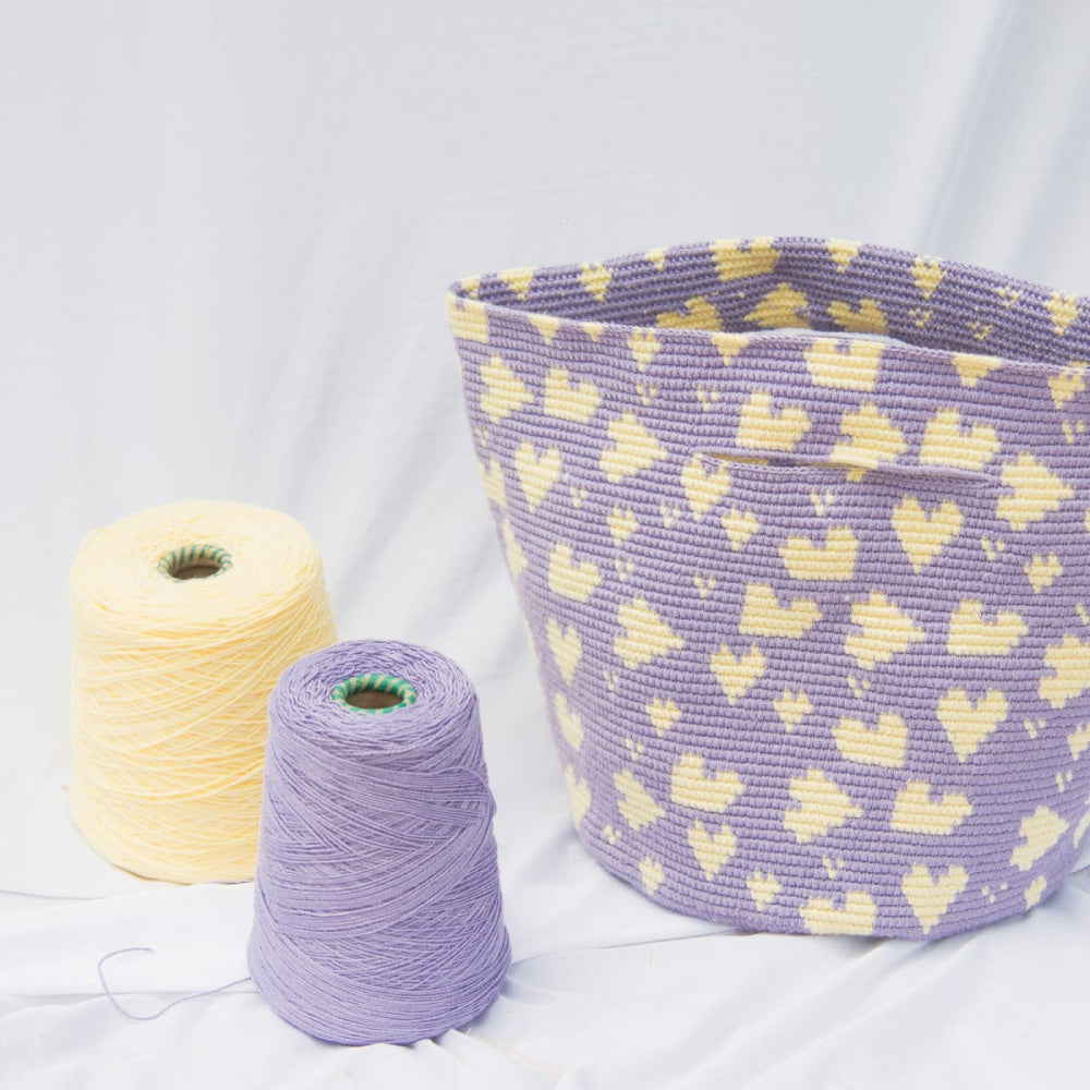Love Is In The Air Tote Shopper - Lilac - One Size - Tote