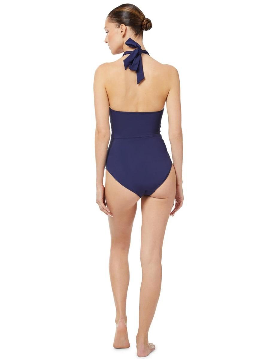 Ella One Piece Satin - Navy