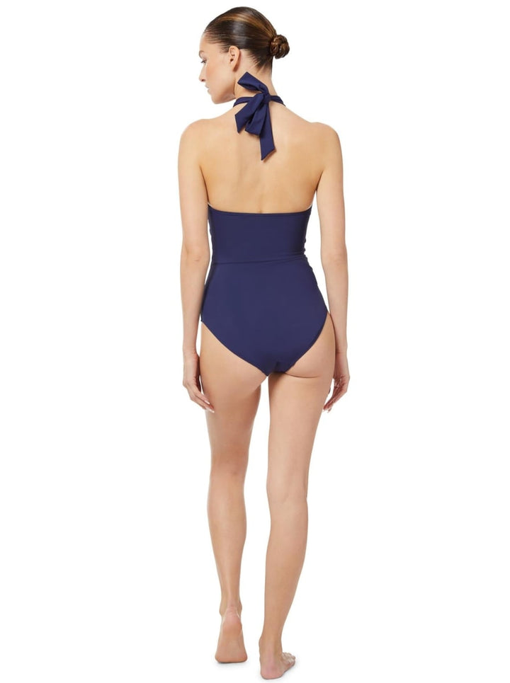 Ella One Piece Satin - Navy