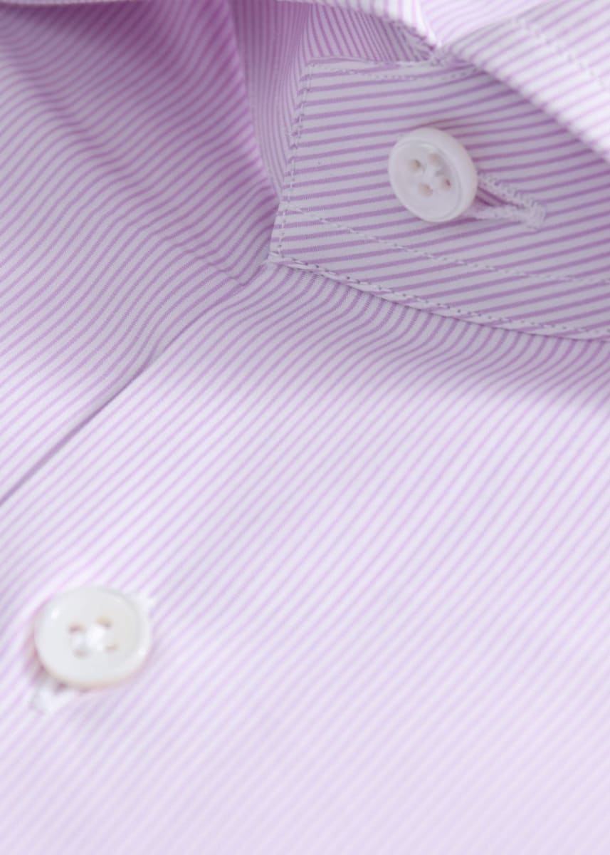 Phineas Cole Stripe Dress Shirt - Pink/White