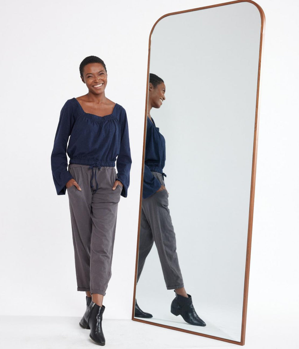 Luna Top - Dark Blue - Shirt