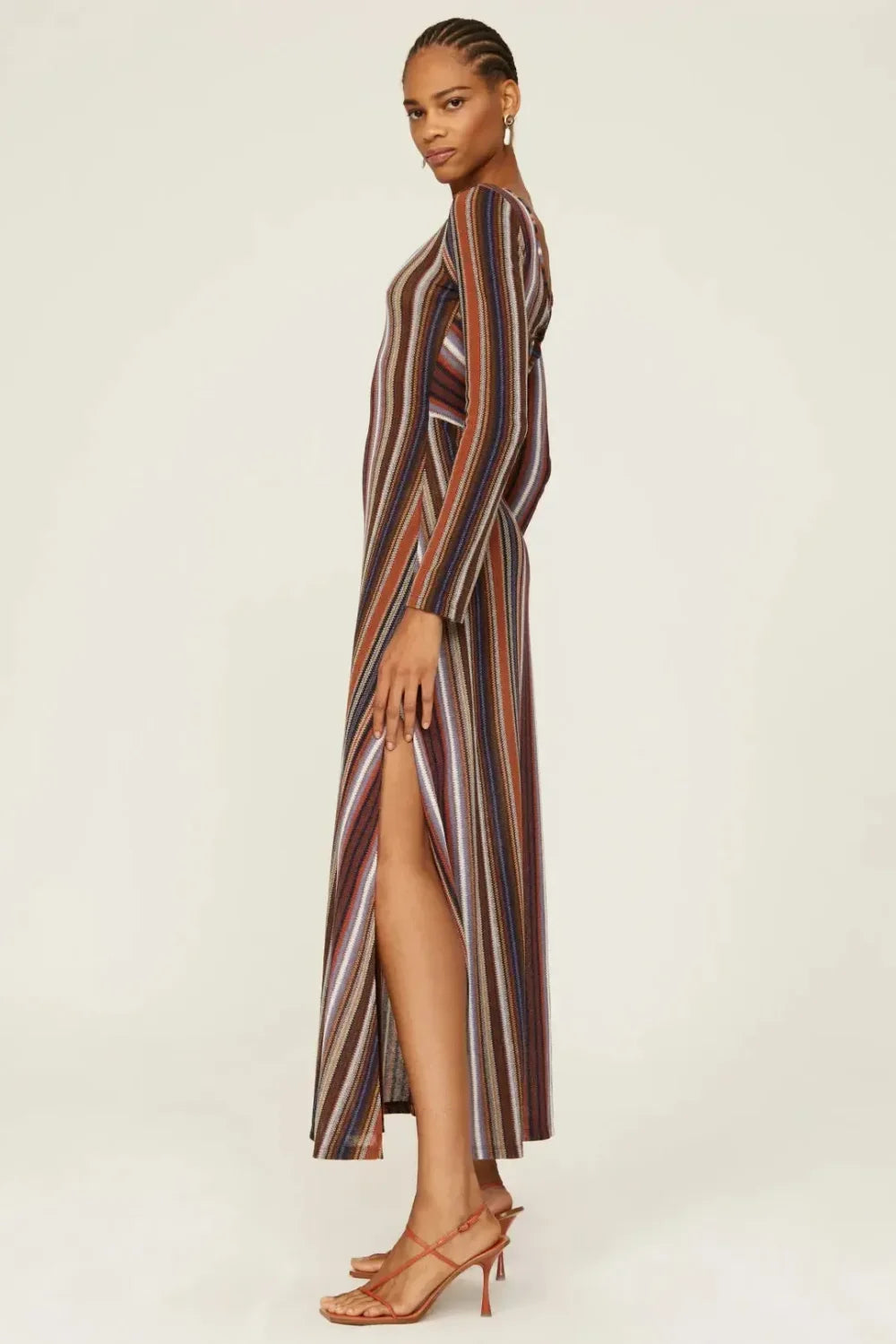 Lurex Striped Reversible Dress - Rainbow/Multi - Dresses