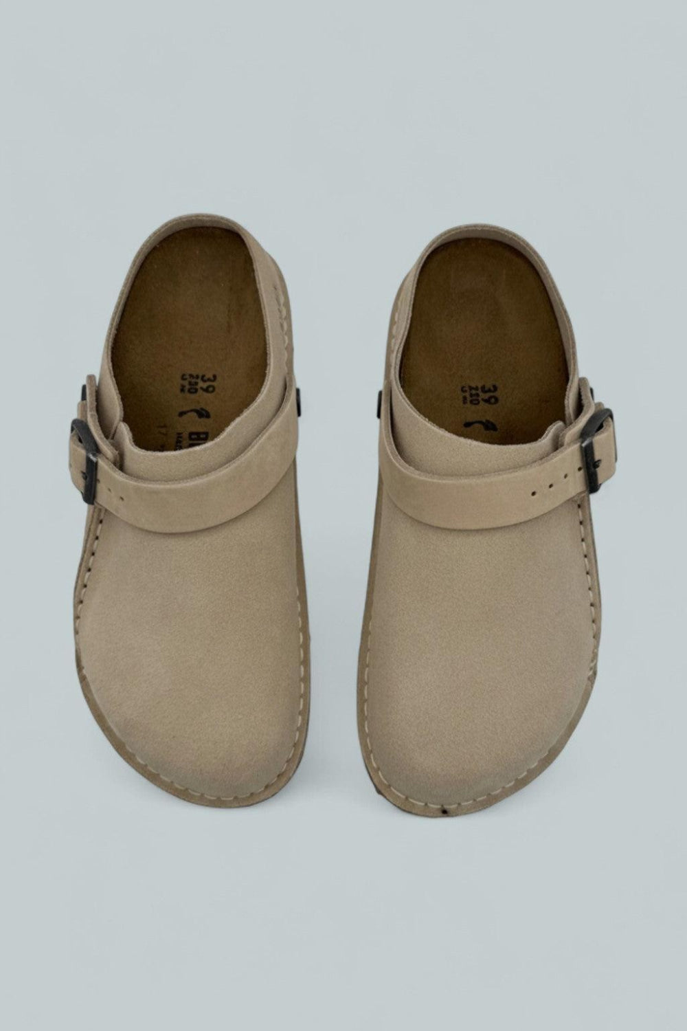 Lutry Premium Suede Clogs - Eggshell - US M 6 / US W 8 / EU 39 Narrow - Clog