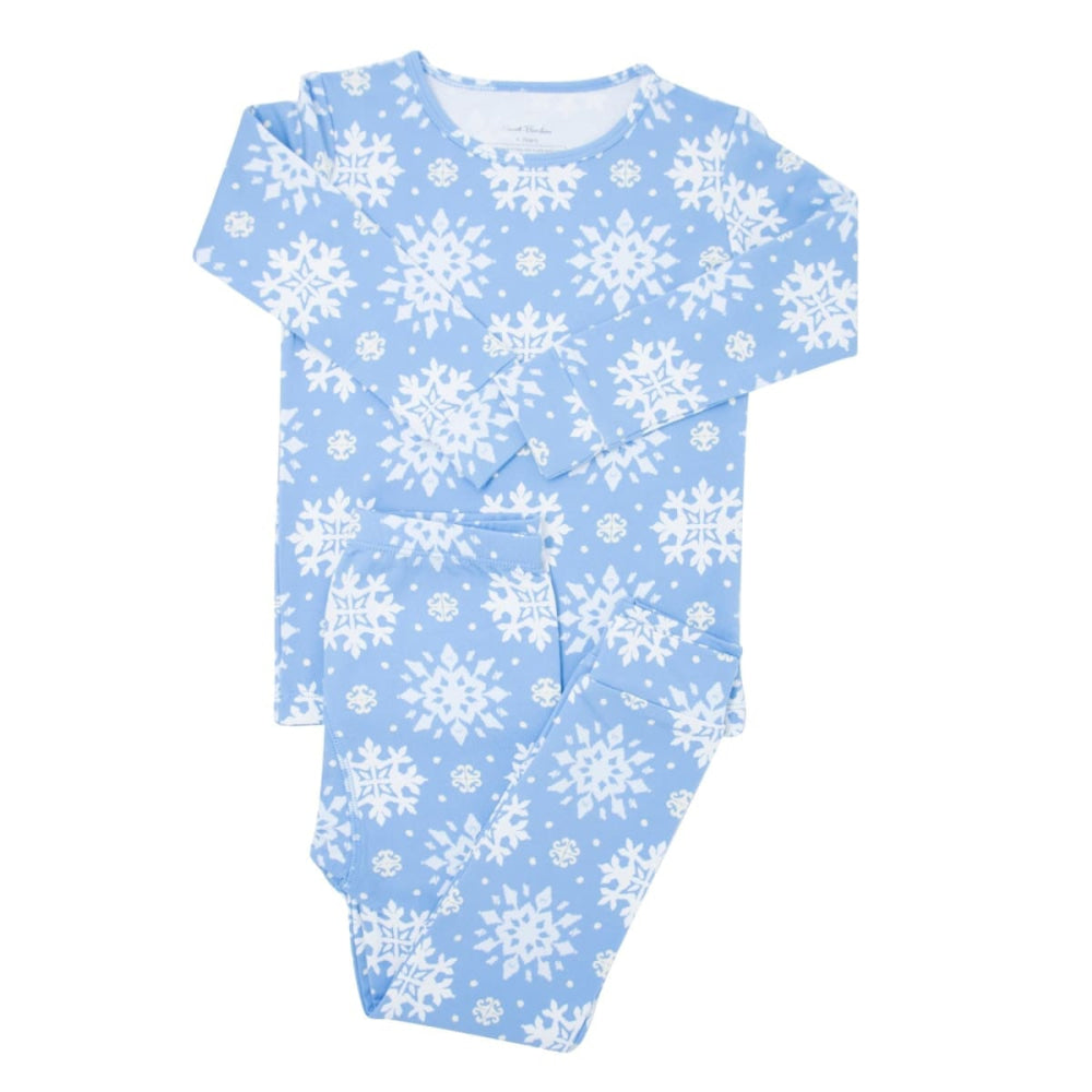 Luxaboo Big Kid Pajama - Blue Snowflake - Pajamas