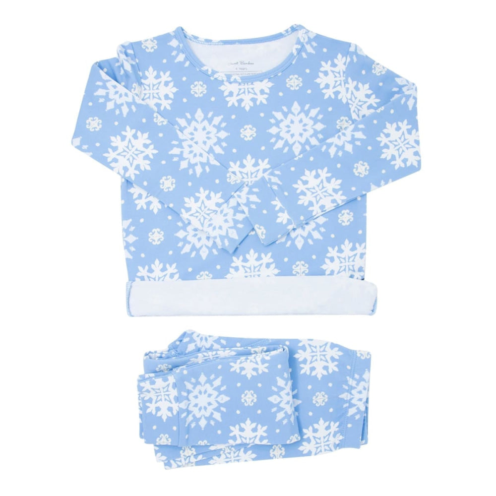 Luxaboo Big Kid Pajama - Blue Snowflake - Pajamas