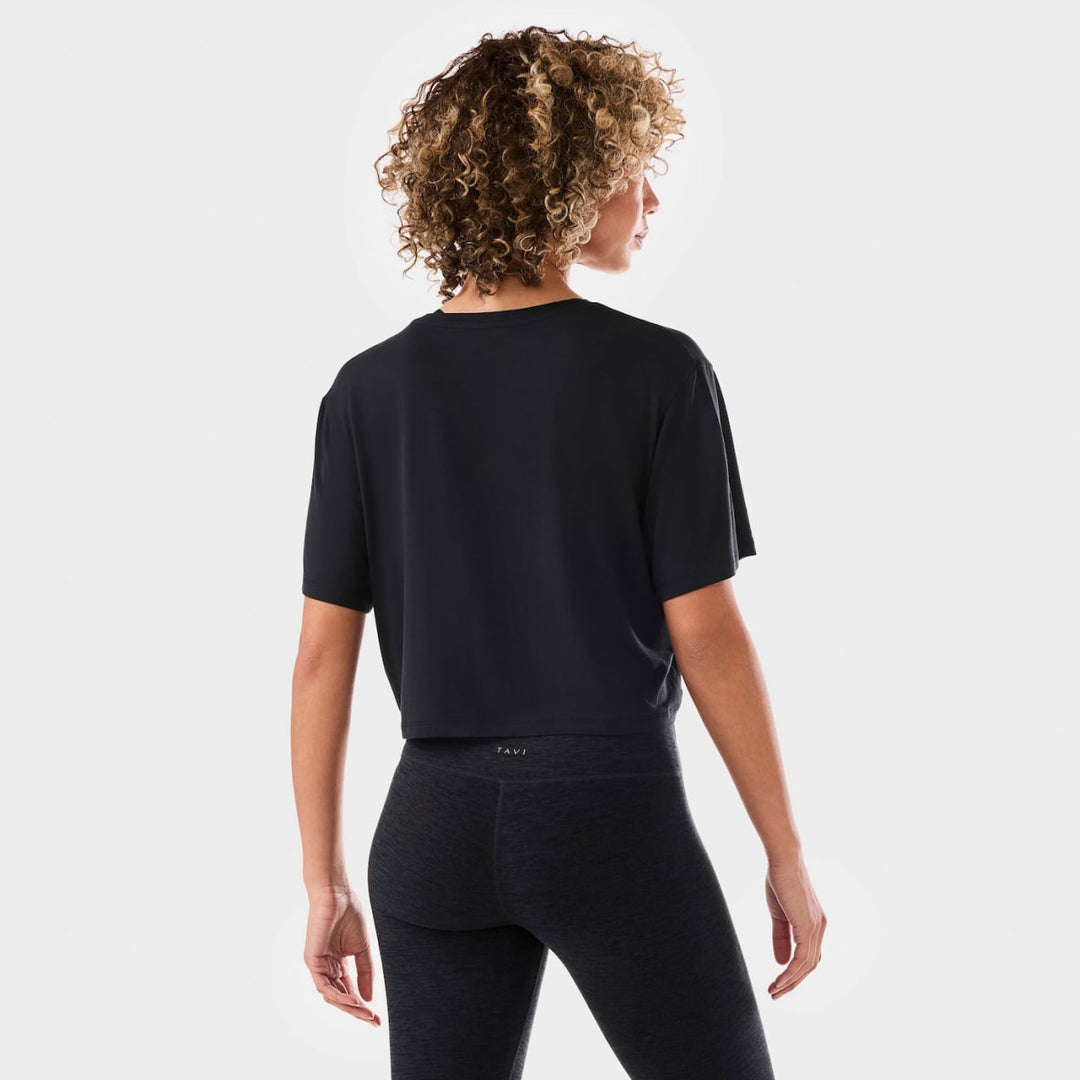 Crop Tee - Ebony