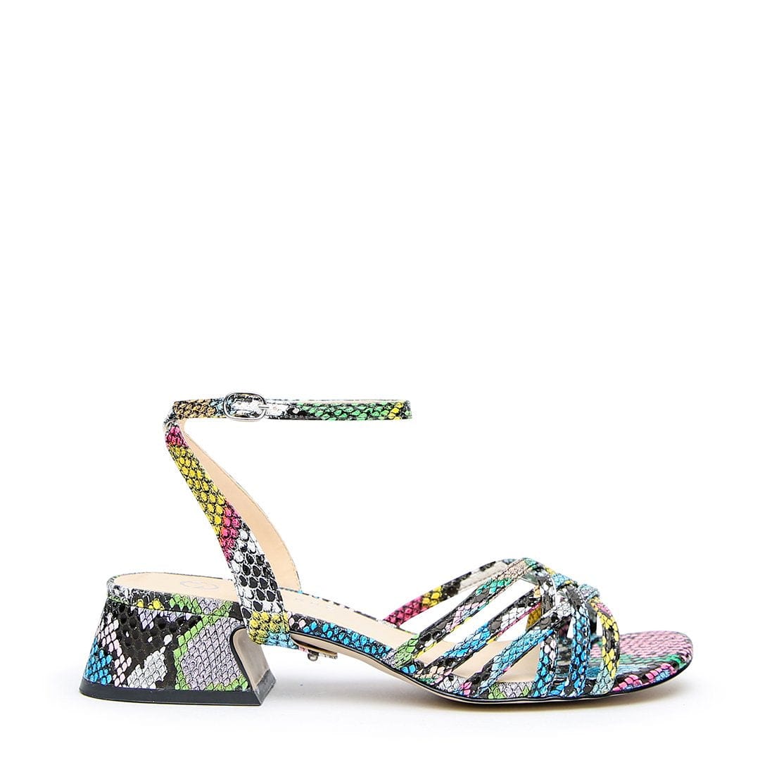 Acid Snake Bell Sandal + Marilyn Strap - Multicolor