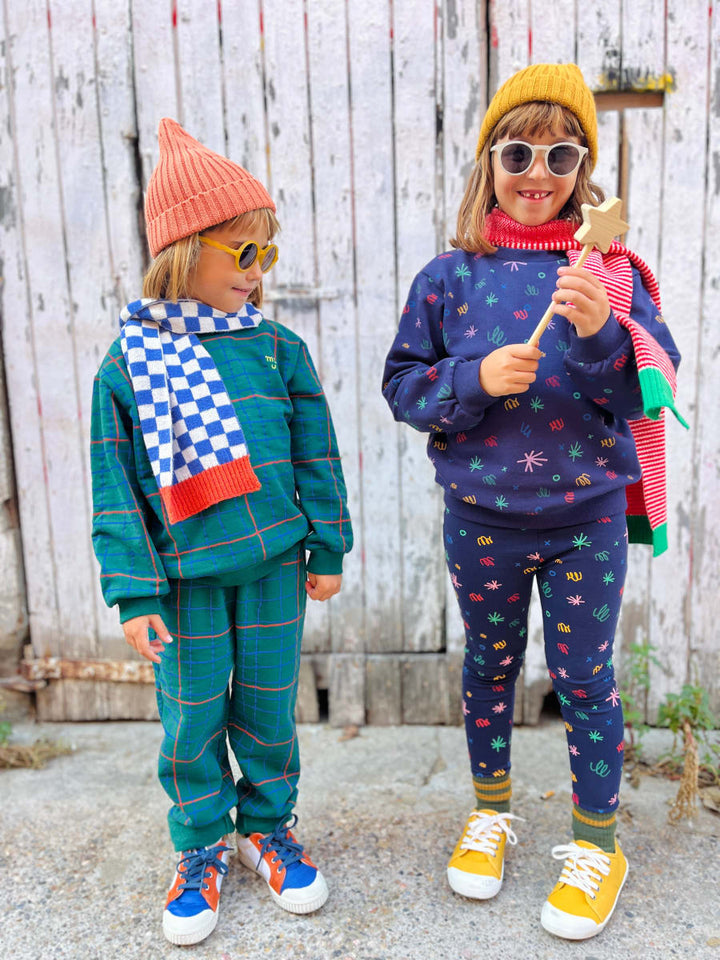 Confetti Kid Legging - Blue Ribbon Confetti