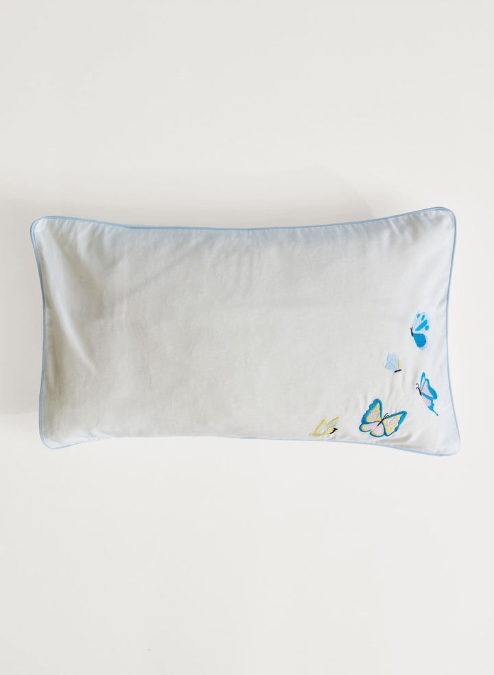 Toddler Pillow Case - Embroidered Butterfly