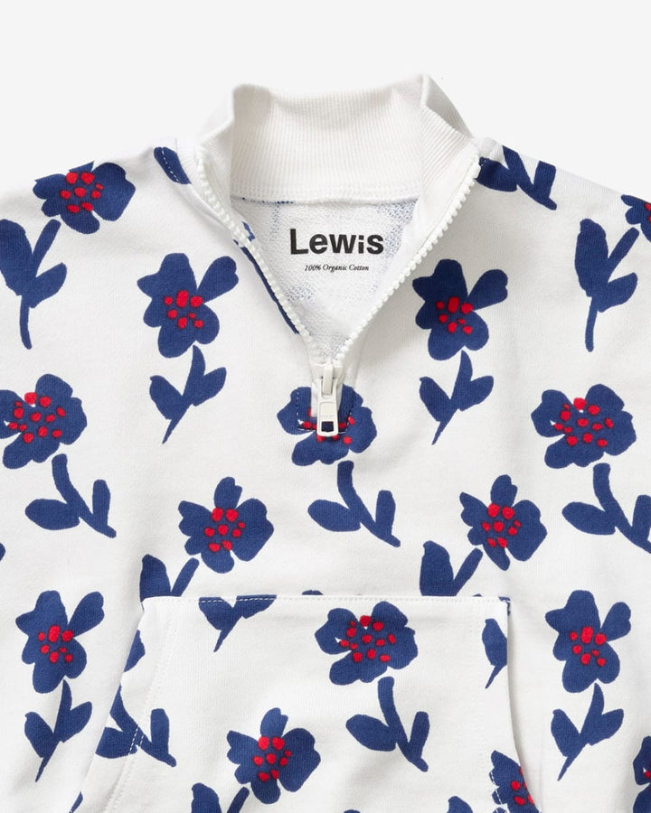 Quarter Zip - Fleur Denim