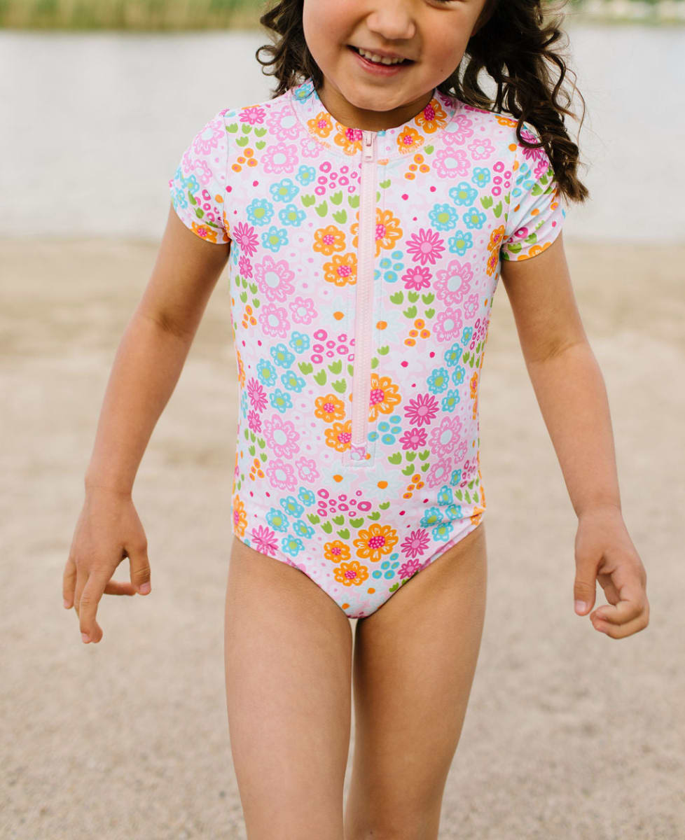 Zoey Swim - Pink Flowers