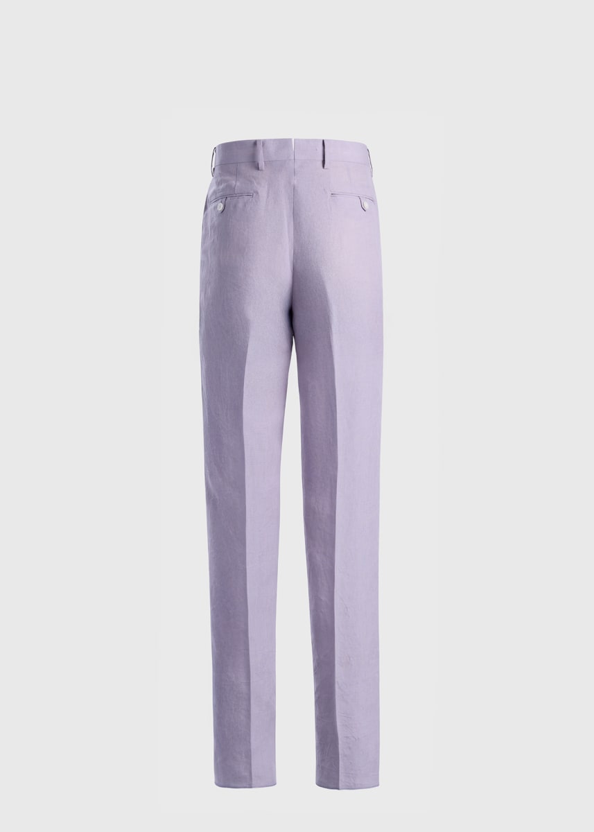 Linen Dress Trousers - Lilac
