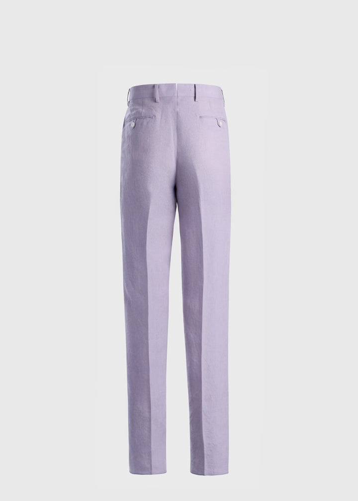 Linen Dress Trousers - Lilac