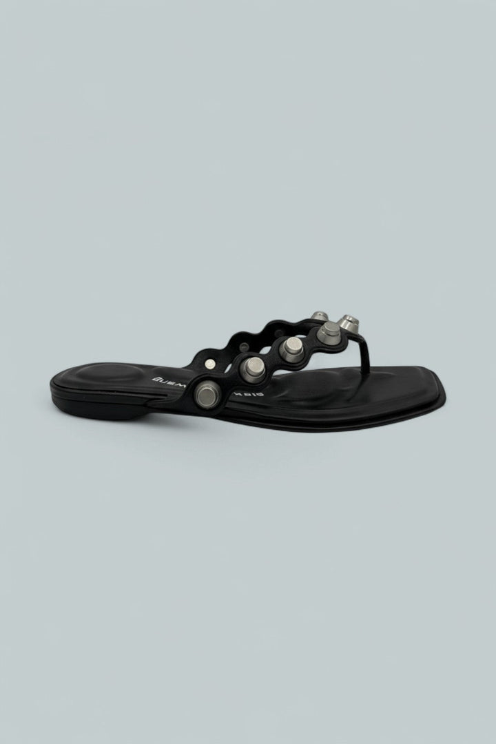 Rexa Thong Sandals - Black