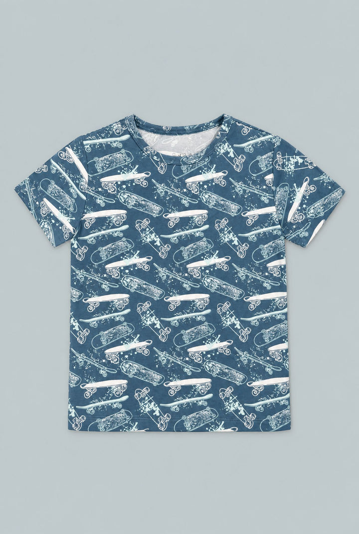 Big Kid Pajama S/S - Skateboards
